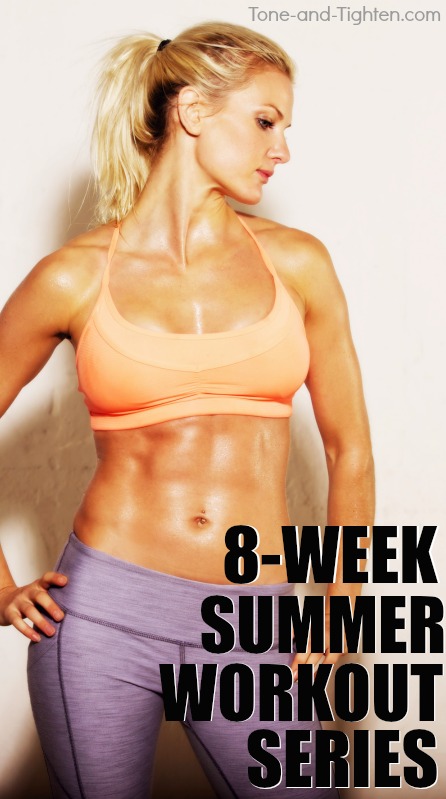 Summer is coming - is your body beach-ready? Get this FREE 8-week workout series to tone and tighten just in time for summer! 