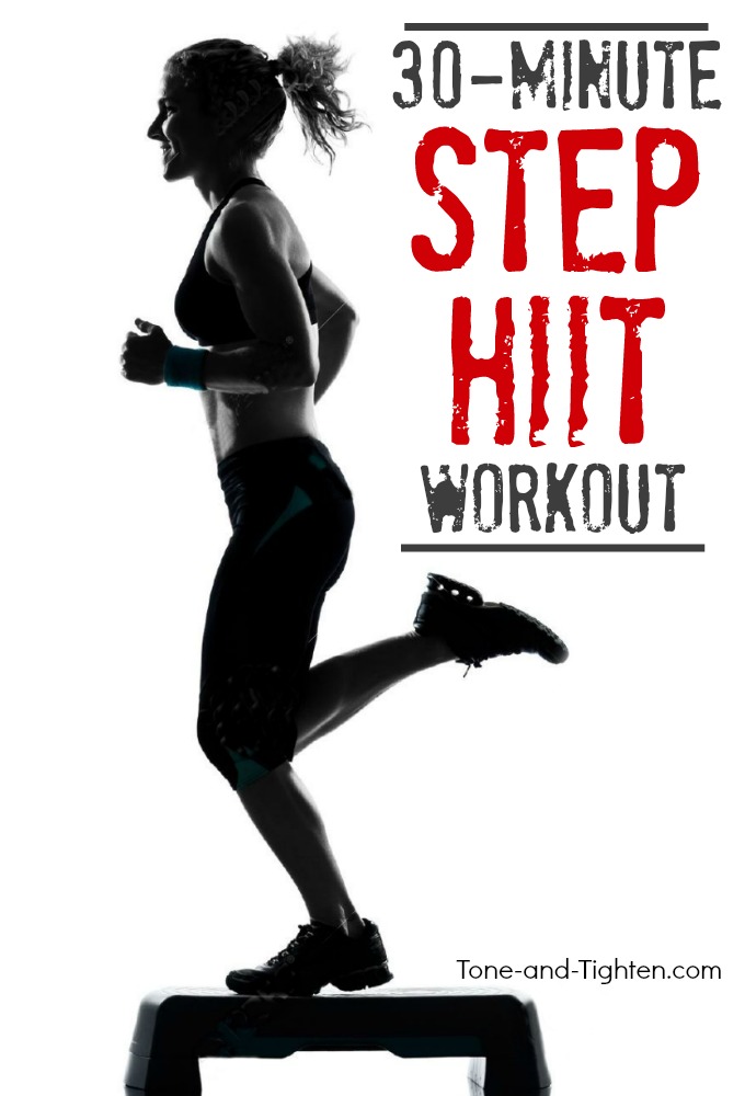 Total Body Step Hiit Workout Tone And Tighten