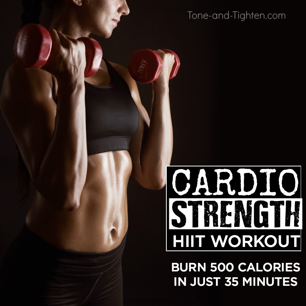 burn 500 calories in 35 minutes workout at home