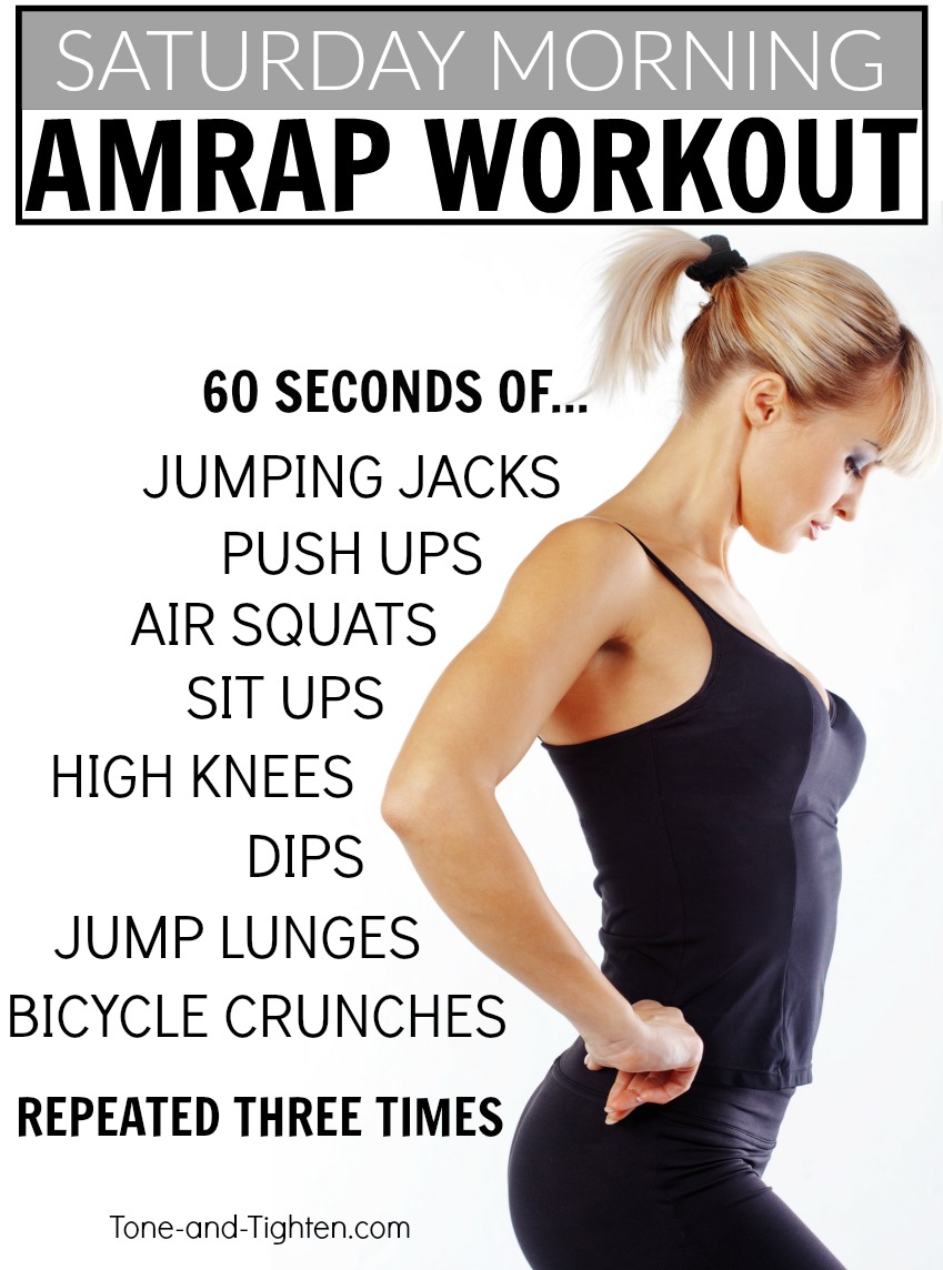Saturday Morning AMRAP Workout