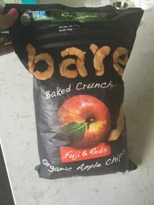 healthy costco snack - bare baked apple chip