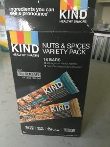 healthy costco snack - kind nut and spice variety pack
