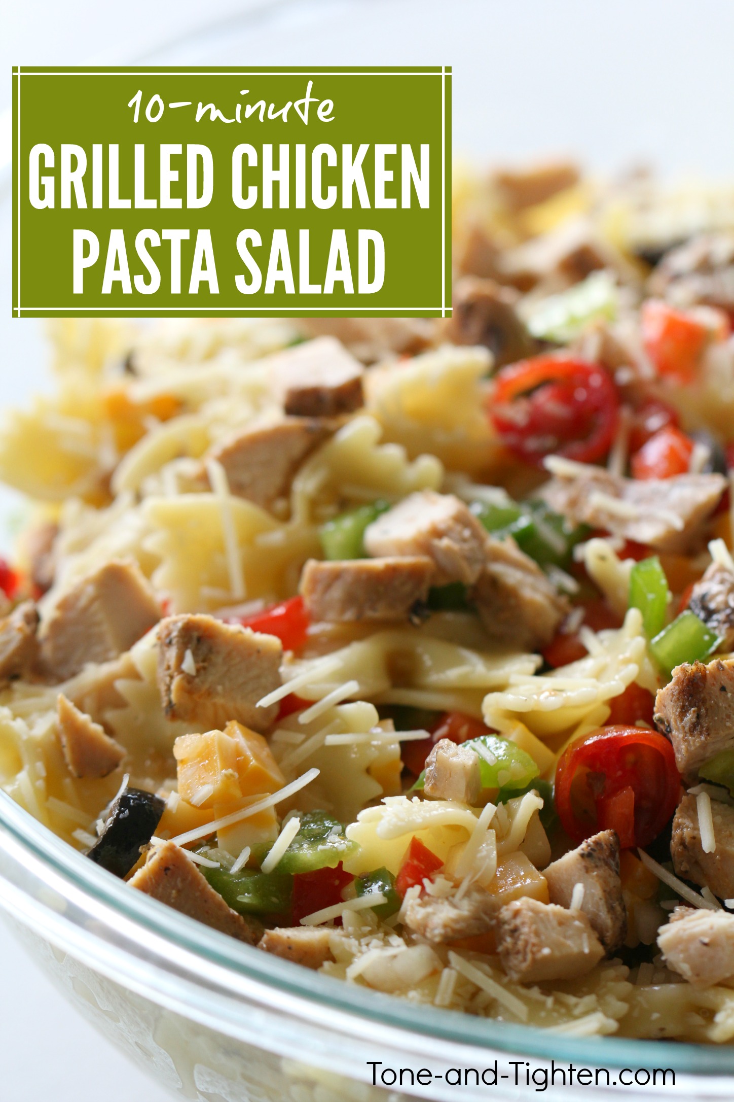 10-Minute Grilled Chicken Pasta Salad