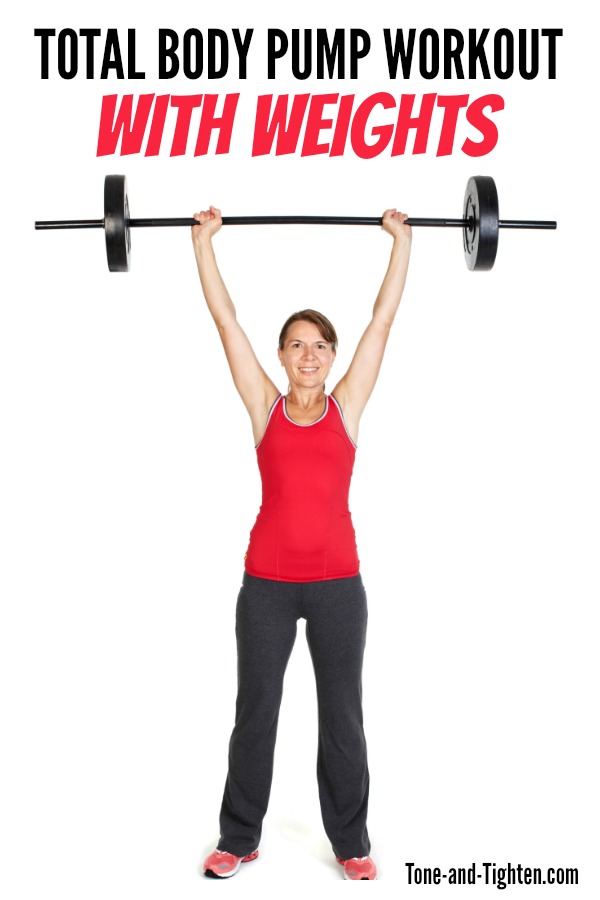 Total Body Pump Workout with Weights