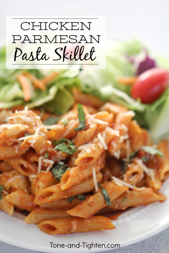 Chicken Parmesan Pasta Skillet | #site_title