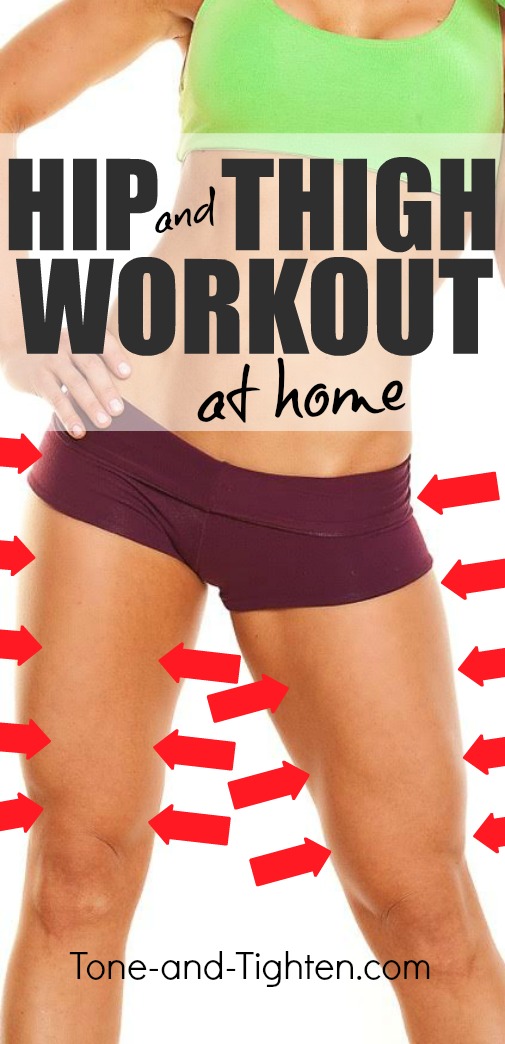 Hip and thigh toning workout at home