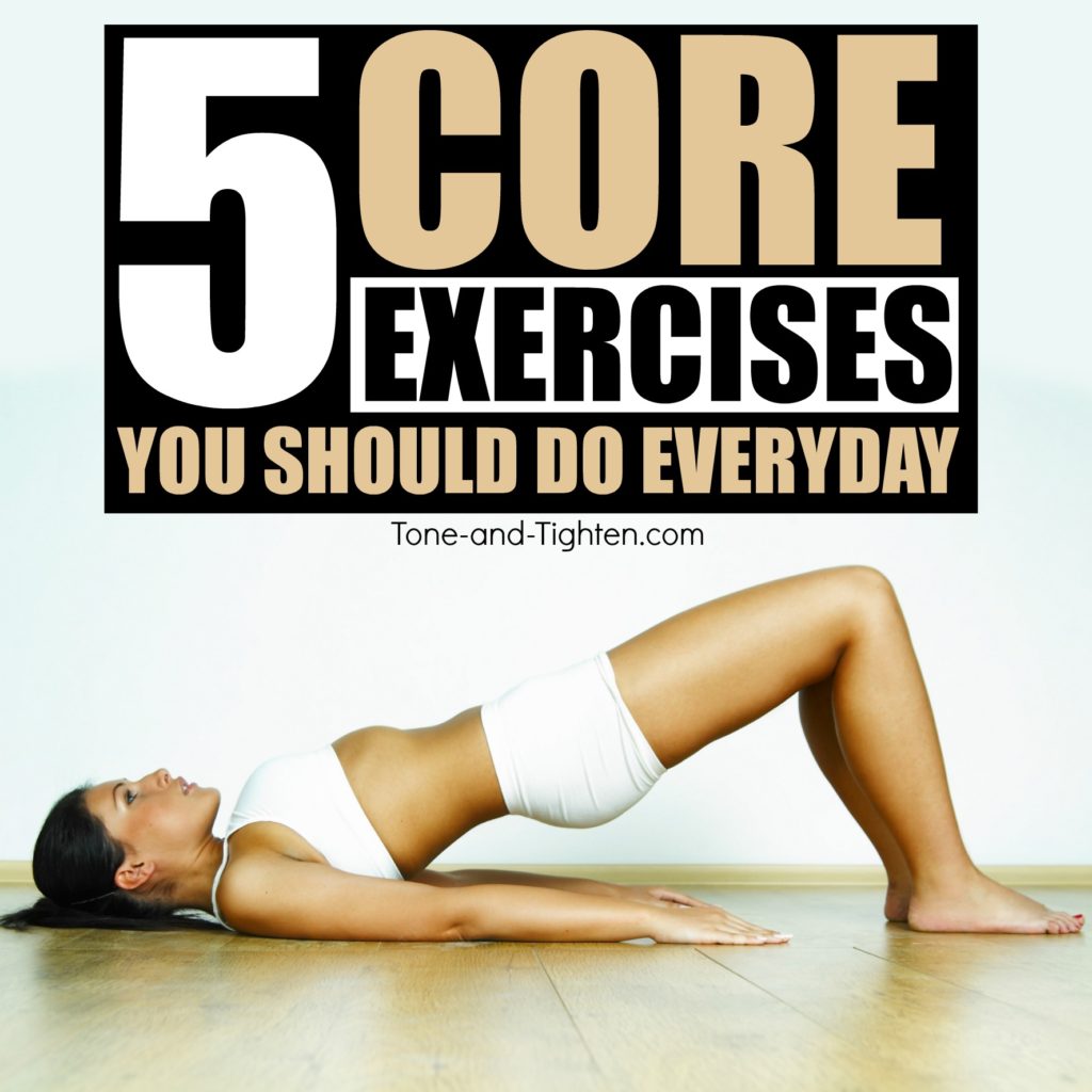 Best Core Exercises You Can Do At Home | Tone and Tighten