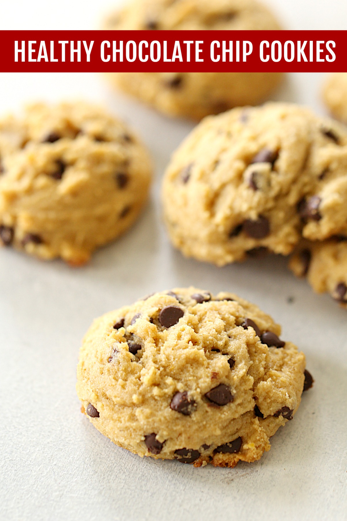 Healthy Chocolate Chip Cookies with Kodiak Cakes