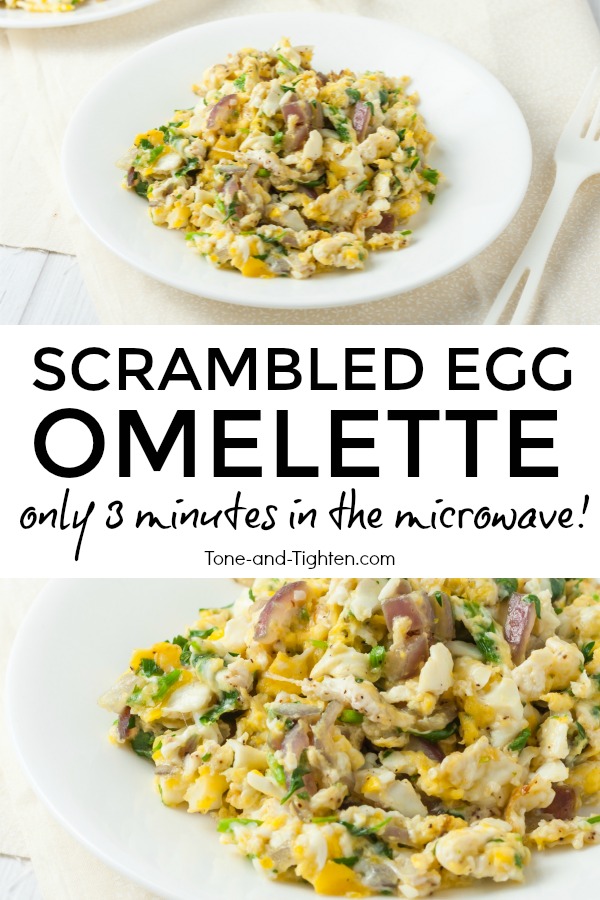 The Best Hot, Healthy Breakfast – 3-Minute Scrambled Egg Omelette