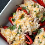 Low-Carb Creamy Chicken Stuffed Peppers