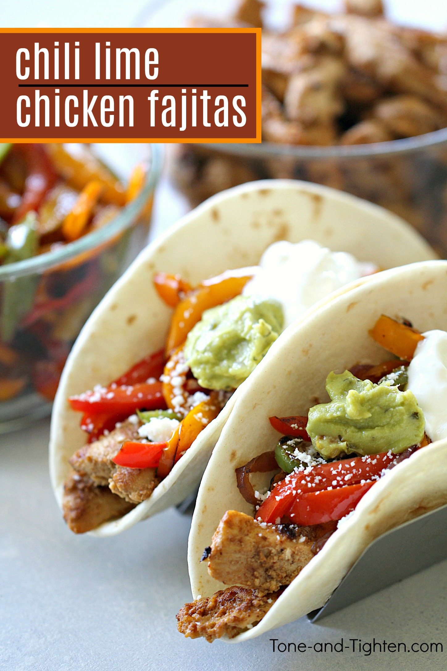 Chili Lime Chicken Fajitas AND Father’s Day Giveaway