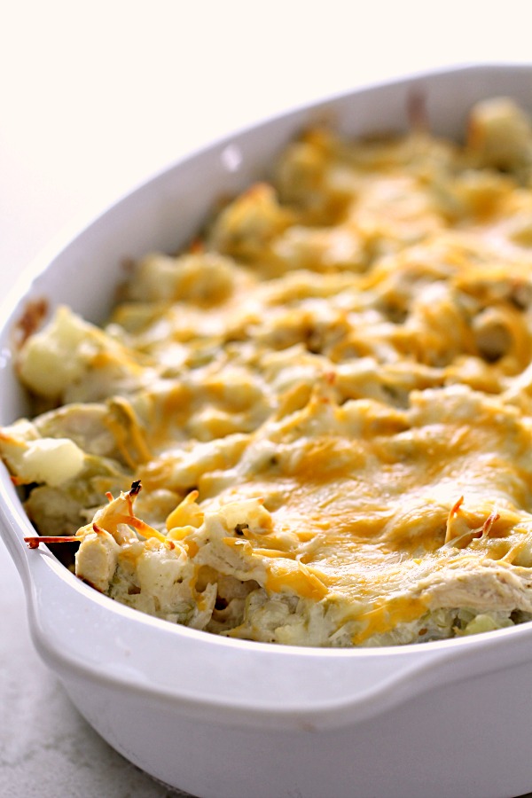 Low Carb Chicken Enchilada Casserole Bake | #site_title