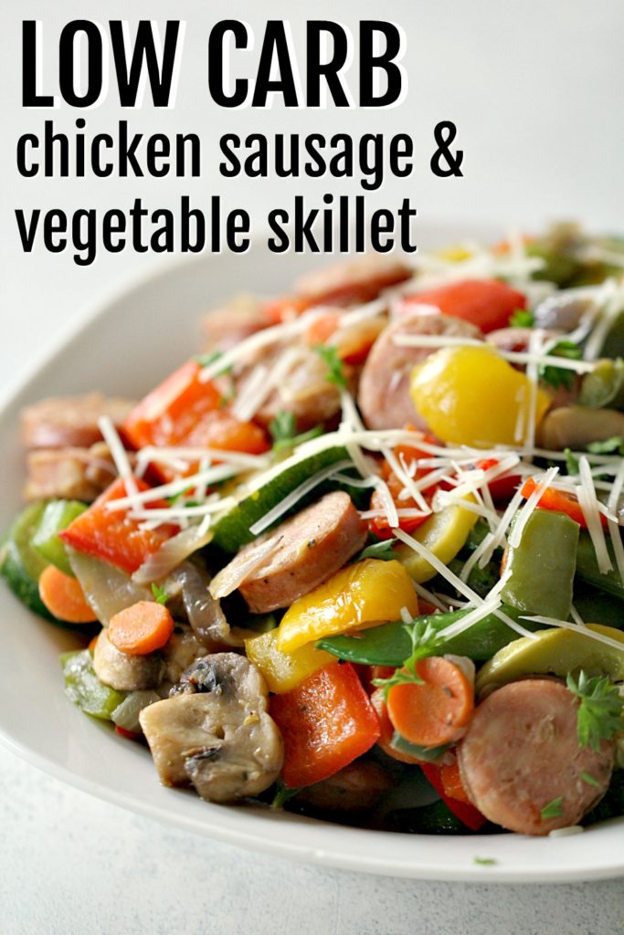 Low Carb One Pan Chicken Sausage And Vegetables Sitetitle 2035