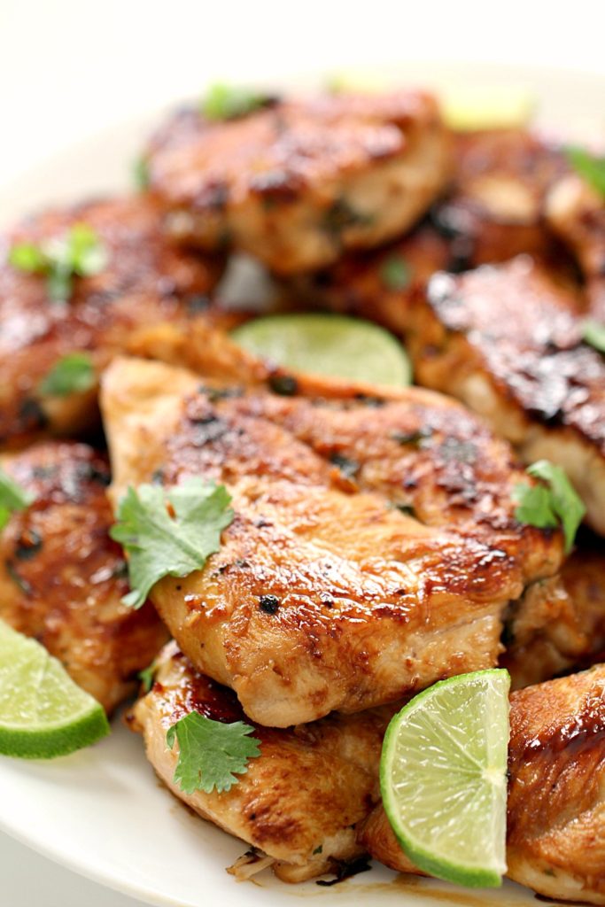 Grilled Cilantro Honey Lime Chicken | #site_title